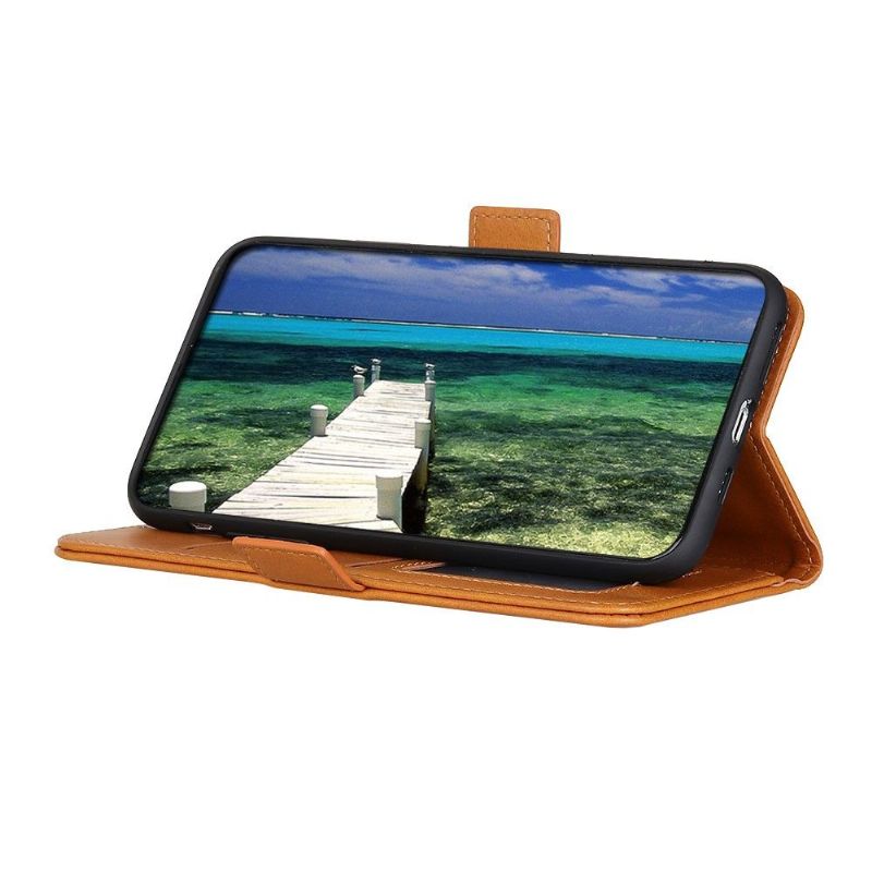 Kožené Pouzdro Folio Na Google Pixel 6 Peněženkové Pouzdro Matná Umělá Kůže