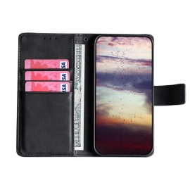 Kožené Pouzdro Na Google Pixel 6 Ana Faux Krokodýlí Kůže