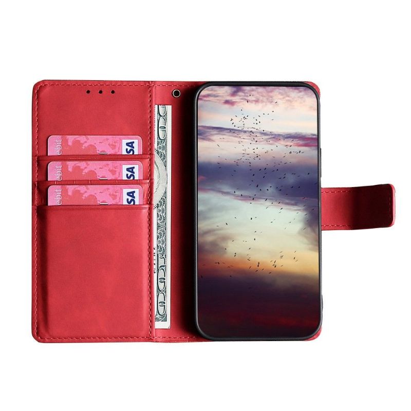 Kožené Pouzdro Na Google Pixel 6 Ana Faux Krokodýlí Kůže