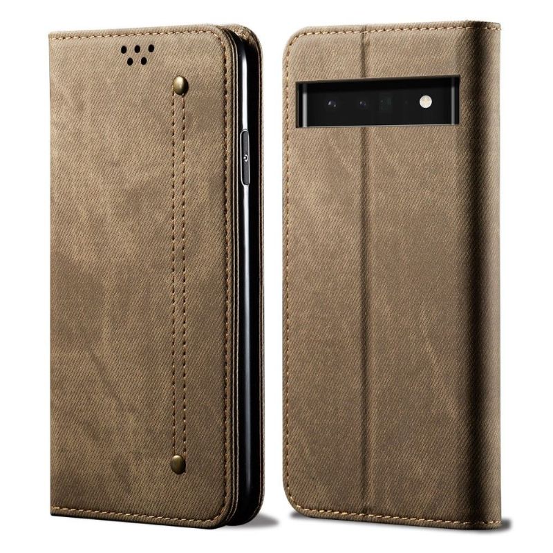 Kožené Pouzdro Na Google Pixel 6 Držitel Karty La Giulia