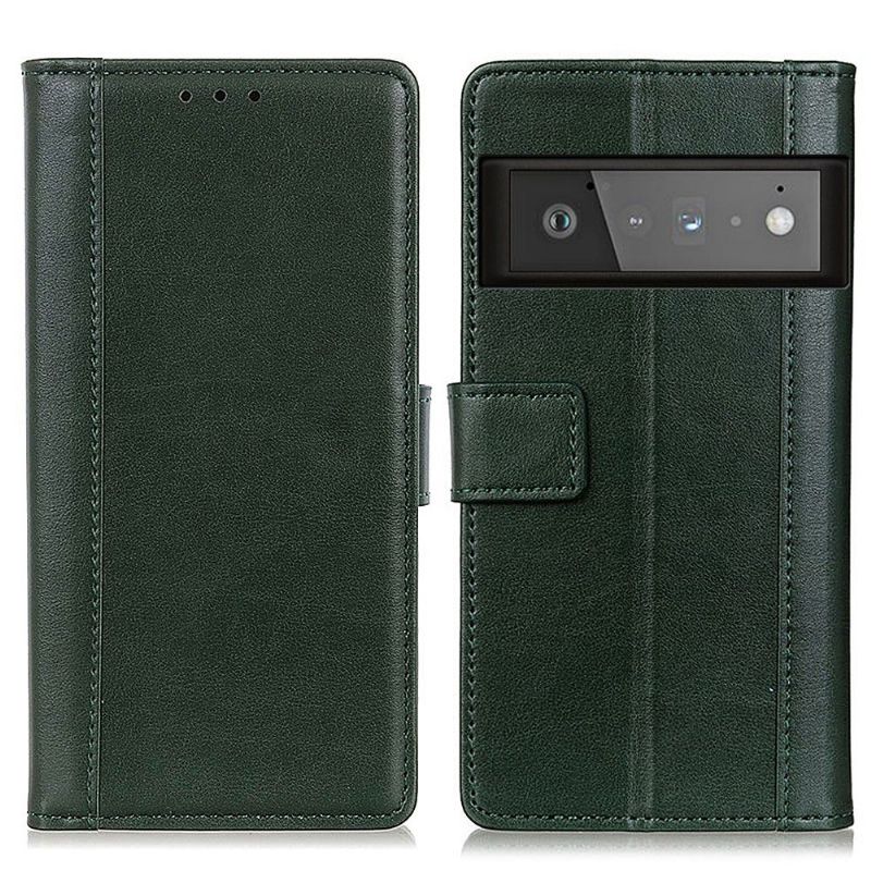 Kožené Pouzdro Na Google Pixel 6 Flipové Pouzdro Umělá Kůže Cerena Folio