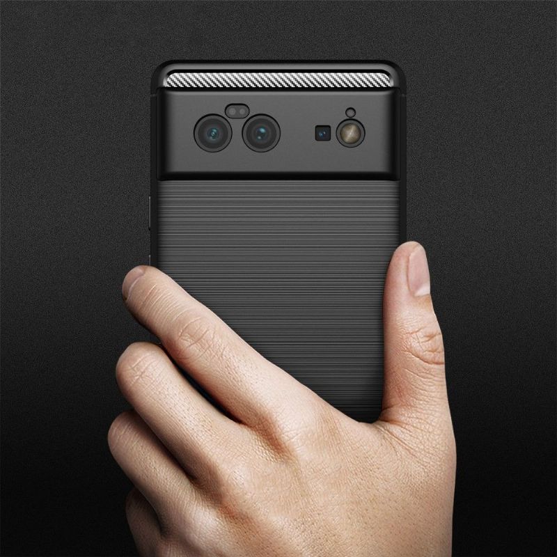 Kryt Na Google Pixel 6 Flexibilní Kartáčovaný Efekt