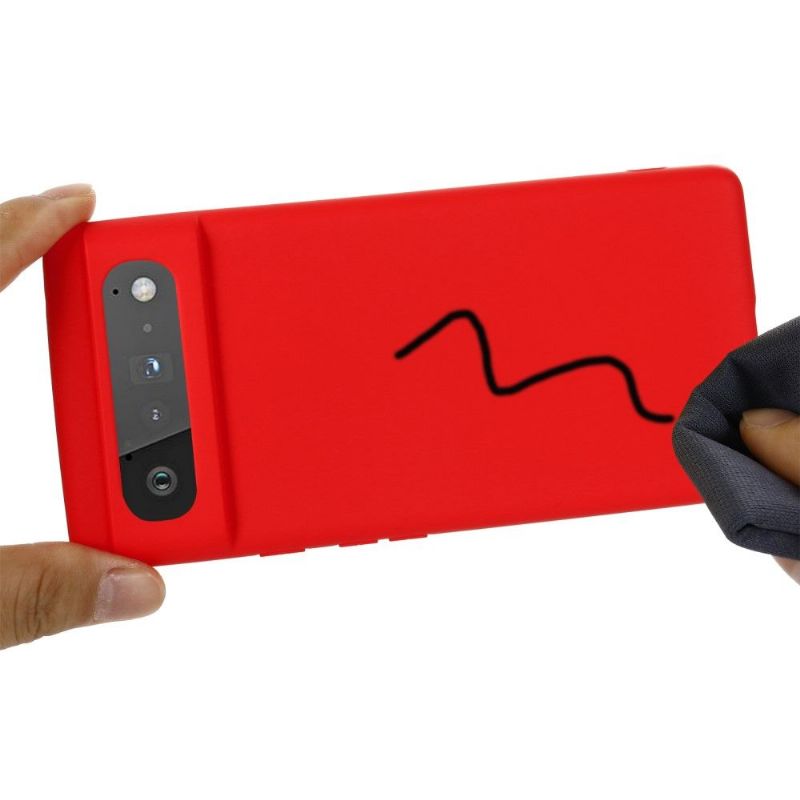 Kryt Na Google Pixel 6 Puro Tekutý Silikon