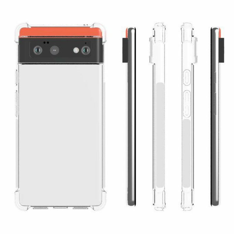 Kryty Na Mobil Na Google Pixel 6 Průhledné Zesílené Rohy