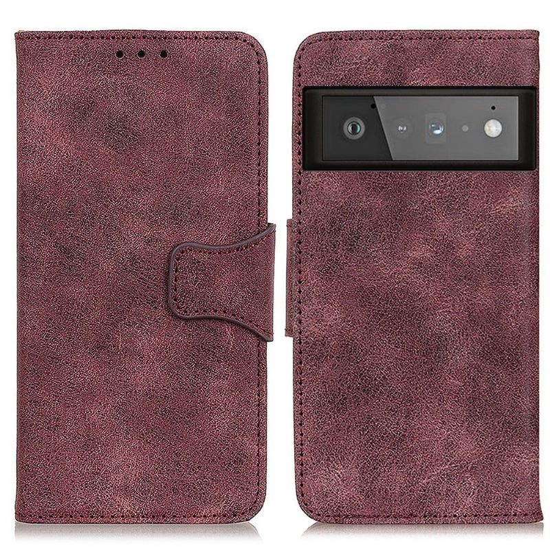 Pouzdra Na Google Pixel 6 Edouard Vintage Z Umělé Kůže
