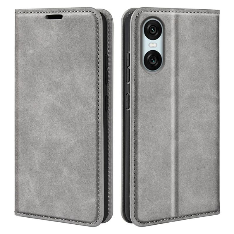 Kožené Pouzdro Folio Sony Xperia 10 Vi Klasika