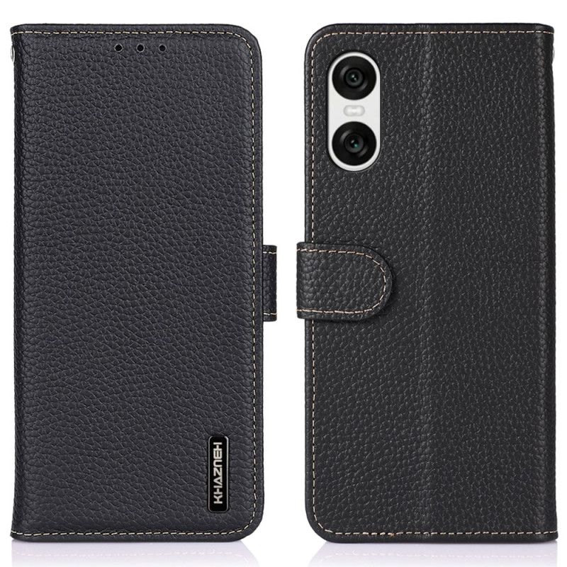 Kožený Kryt Na Sony Xperia 10 Vi Khazneh Litchi Kůže