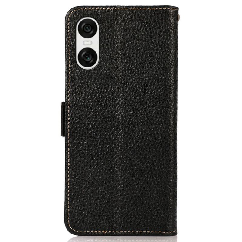 Kožený Kryt Sony Xperia 10 Vi Blokovací Peněženka Khazneh Rfid