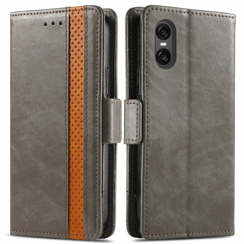 Kožený Kryt Sony Xperia 10 Vi Caseneo Rfid Blokování