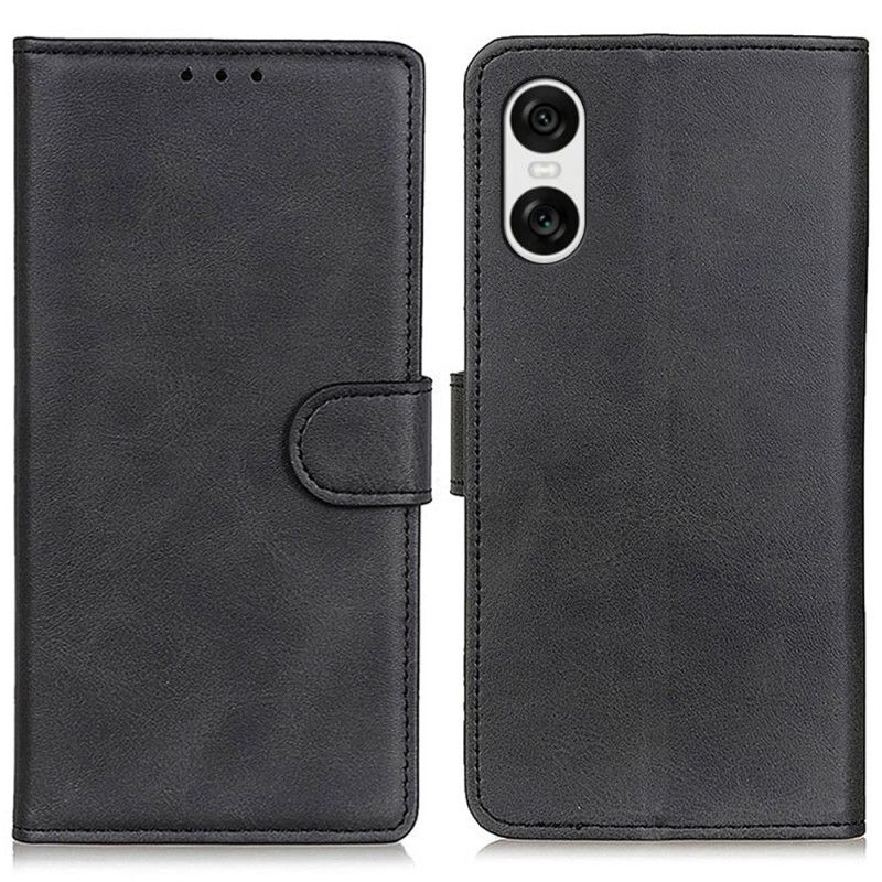 Kožený Kryt Sony Xperia 10 Vi Matná Umělá Kůže
