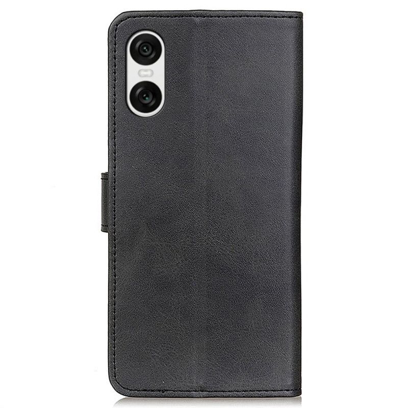 Kožený Kryt Sony Xperia 10 Vi Matná Umělá Kůže