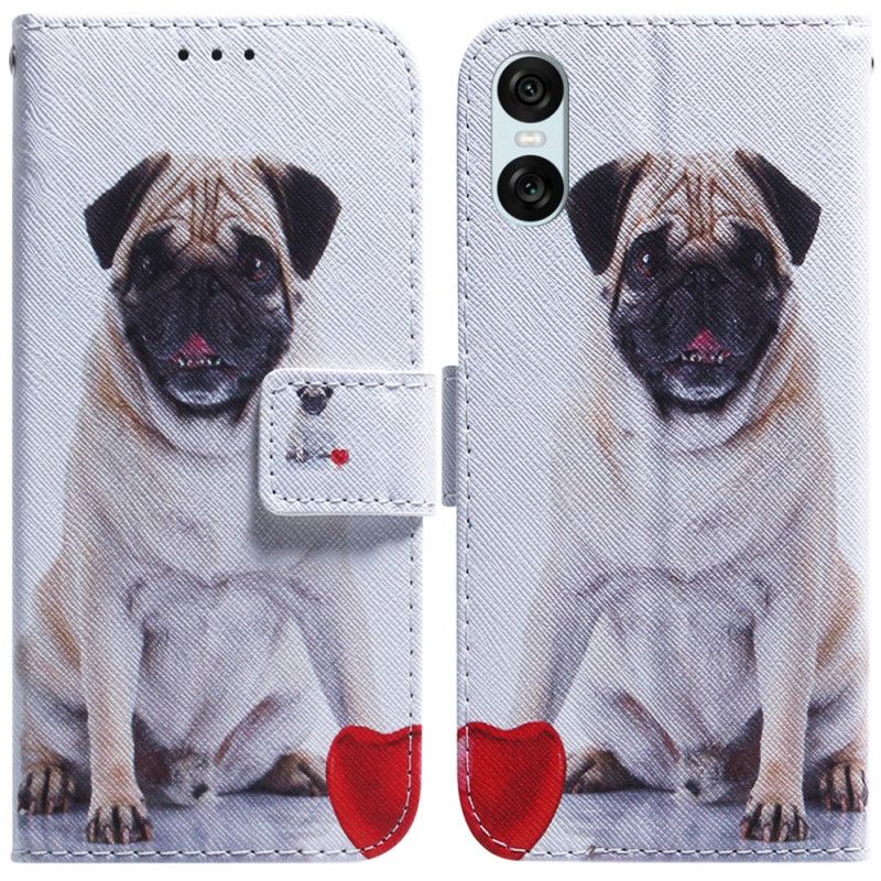 Kožený Kryt Sony Xperia 10 Vi Mops Pes