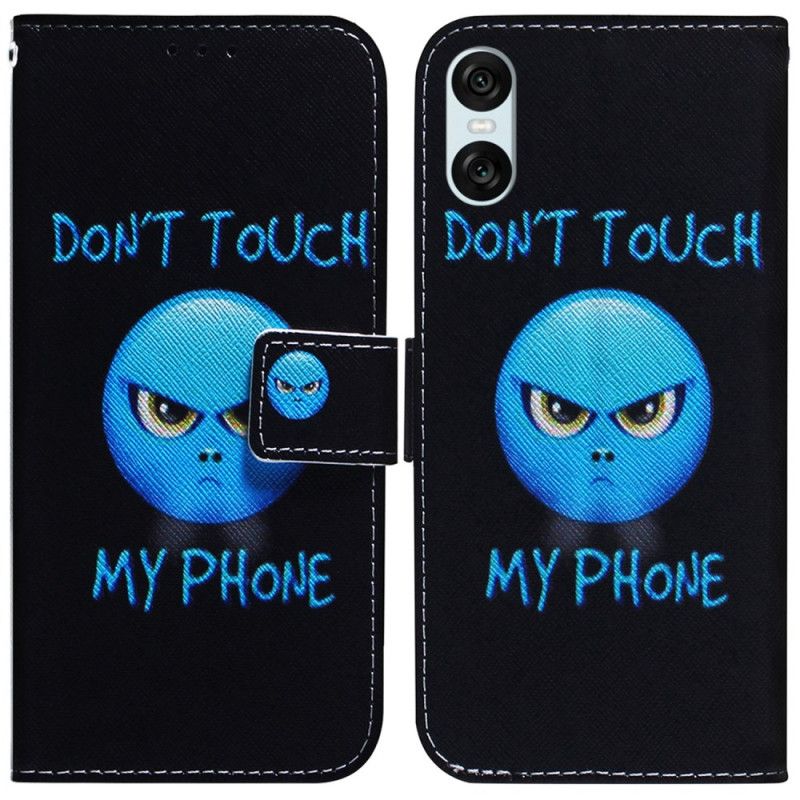 Kožený Kryt Sony Xperia 10 Vi Zlý Telefon