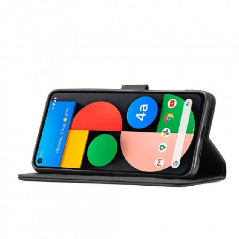 Flipové Pouzdro Na Oppo A15 Kožený Efekt Lc.imeeke