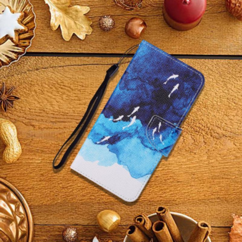 Flipové Pouzdro Na Oppo A15 Moře S Tangami
