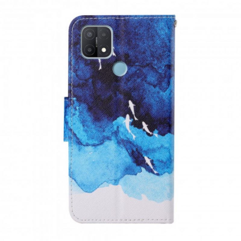 Flipové Pouzdro Na Oppo A15 Moře S Tangami