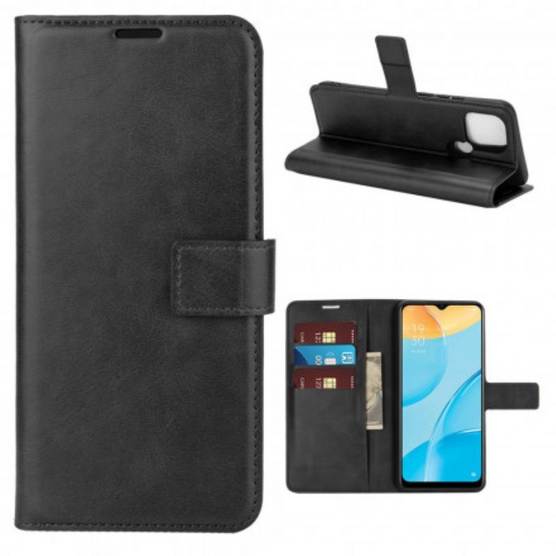 Flipové Pouzdro Na Oppo A15 Slim Extreme Leather Effect
