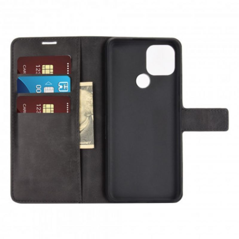 Flipové Pouzdro Na Oppo A15 Slim Extreme Leather Effect