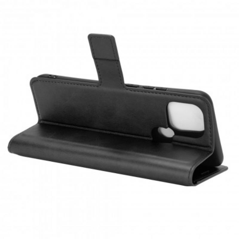 Flipové Pouzdro Na Oppo A15 Slim Extreme Leather Effect
