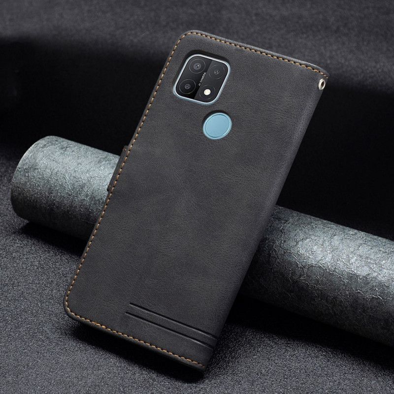 Kožené Pouzdro Na Oppo A15 Barva Rfid Binfen