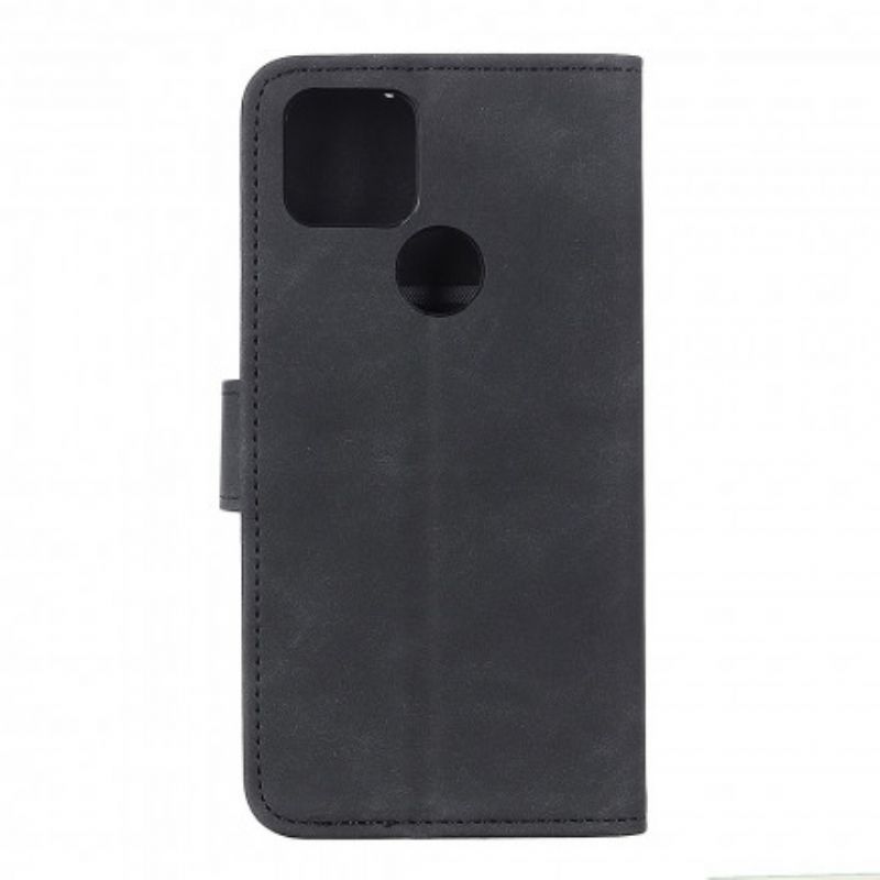 Kožené Pouzdro Na Oppo A15 Matná Vintage Leather Effect Khazneh