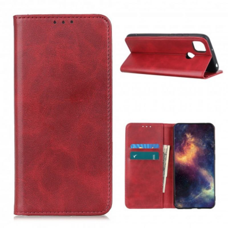 Kryty Na Mobil Na Oppo A15 Flipové Pouzdro Dělená Kůže