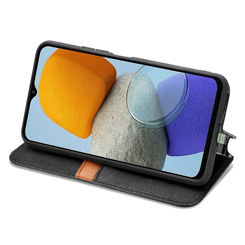 Flipové Pouzdro Na Samsung Galaxy M23 5G Držák Karty Kub Design