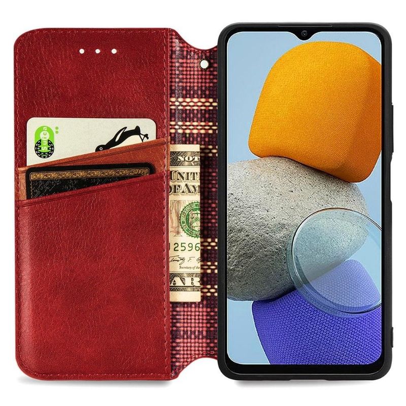 Flipové Pouzdro Na Samsung Galaxy M23 5G Držák Karty Kub Design