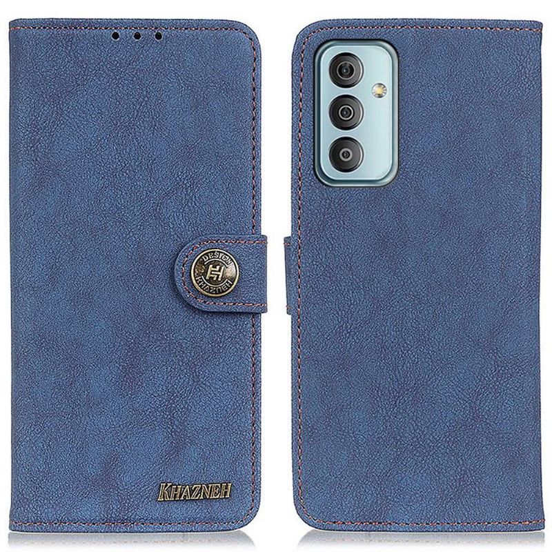 Flipové Pouzdro Na Samsung Galaxy M23 5G Khazneh Retro Kožený Efekt