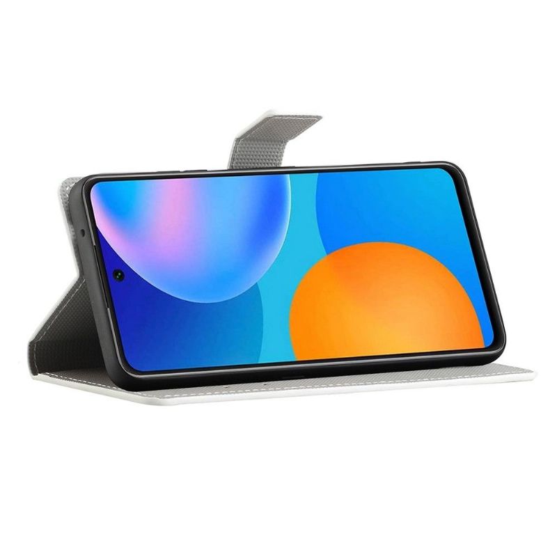 Flipové Pouzdro Na Samsung Galaxy M23 5G Motýli A Květiny