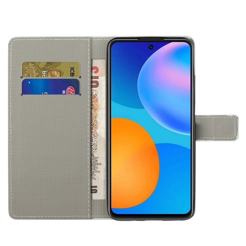 Flipové Pouzdro Na Samsung Galaxy M23 5G Motýli A Květiny