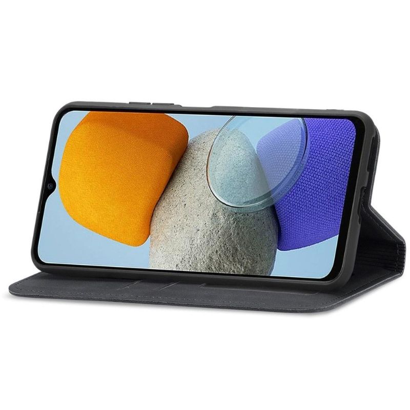 Flipové Pouzdro Na Samsung Galaxy M23 5G Obchodní Retro