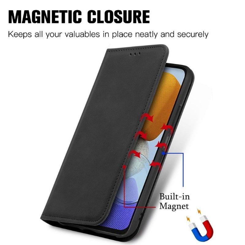 Flipové Pouzdro Na Samsung Galaxy M23 5G Obchodní Retro