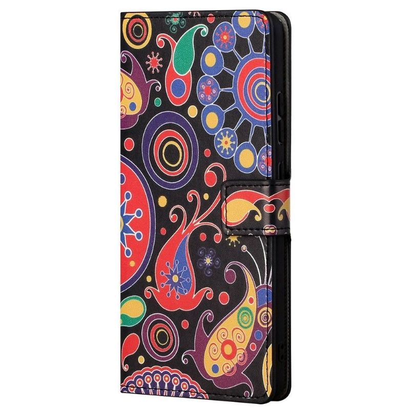 Flipové Pouzdro Na Samsung Galaxy M23 5G Paisley Flower