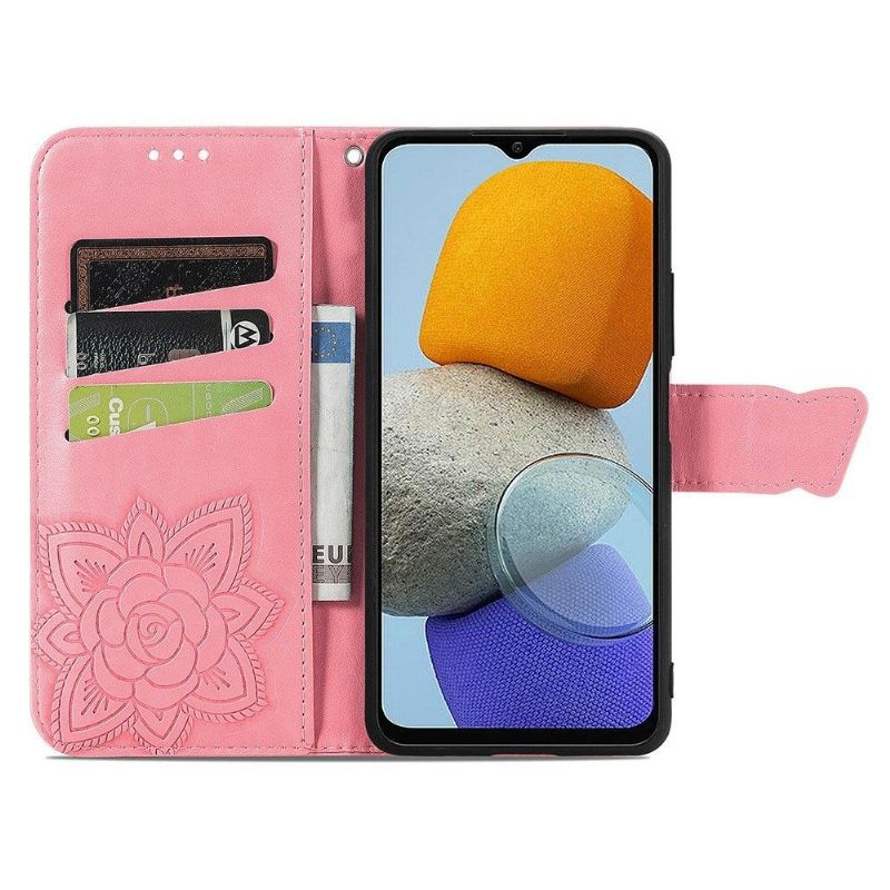 Flipové Pouzdro Na Samsung Galaxy M23 5G Pomocný Motýl