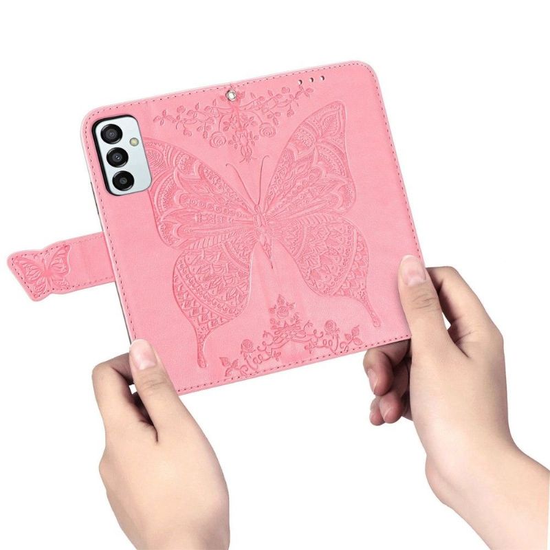 Flipové Pouzdro Na Samsung Galaxy M23 5G Pomocný Motýl
