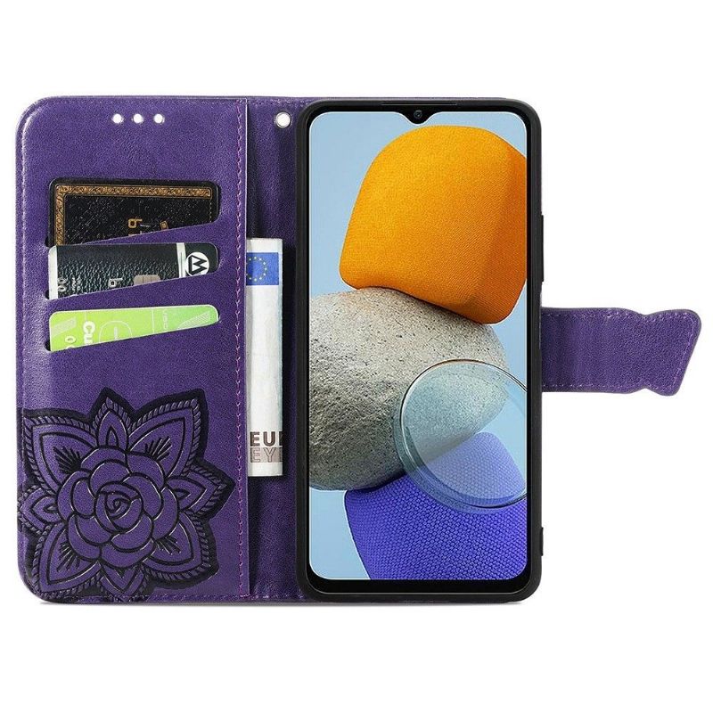 Flipové Pouzdro Na Samsung Galaxy M23 5G Pomocný Motýl