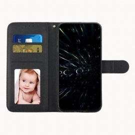 Kožené Pouzdro Na Samsung Galaxy M23 5G Efektní Linie Retro Kůže