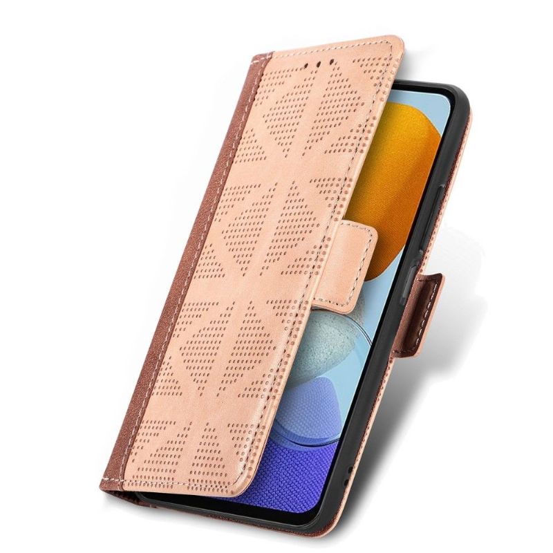 Kožené Pouzdro Na Samsung Galaxy M23 5G Umělá Kůže S Dírkami