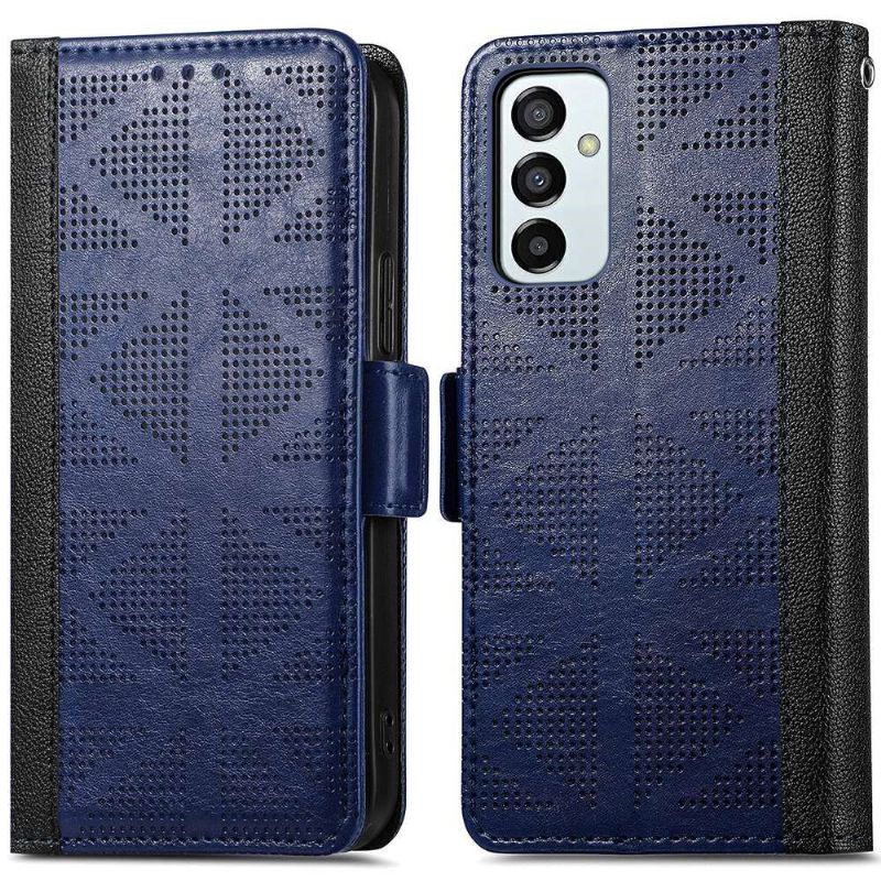 Kožené Pouzdro Na Samsung Galaxy M23 5G Umělá Kůže S Dírkami
