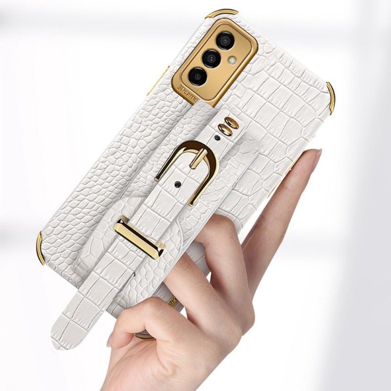 Kryt Na Samsung Galaxy M23 5G Croc Efekt S Páskem