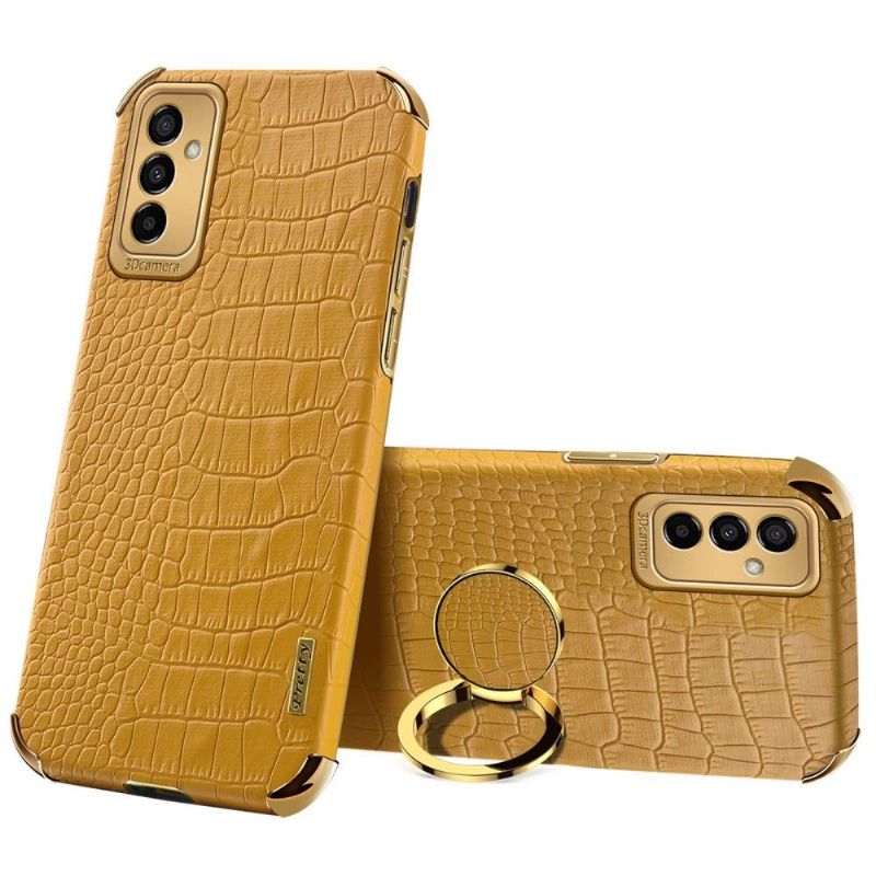 Kryt Na Samsung Galaxy M23 5G Croc Efekt S Prstencem
