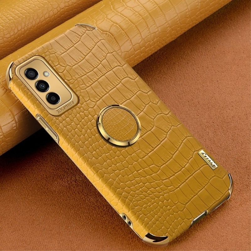 Kryt Na Samsung Galaxy M23 5G Croc Efekt S Prstencem