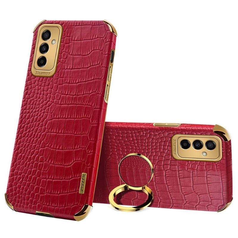 Kryt Na Samsung Galaxy M23 5G Croc Efekt S Prstencem
