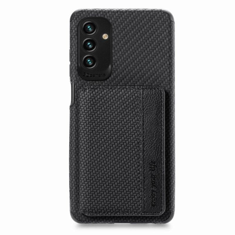 Kryt Na Samsung Galaxy M23 5G Funkce Podpory Držáku Karbonových Karet