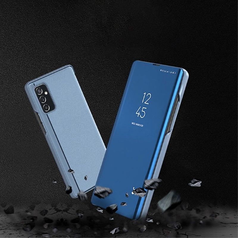 Kryty Na Mobil Na Samsung Galaxy M23 5G Flipové Pouzdro Zrcadlový Efekt