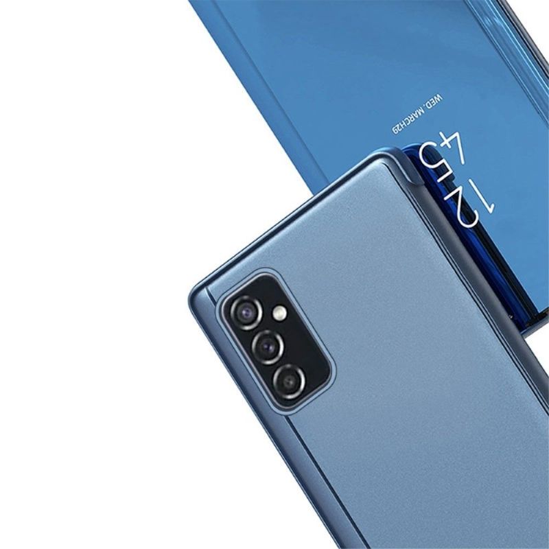 Kryty Na Mobil Na Samsung Galaxy M23 5G Flipové Pouzdro Zrcadlový Efekt