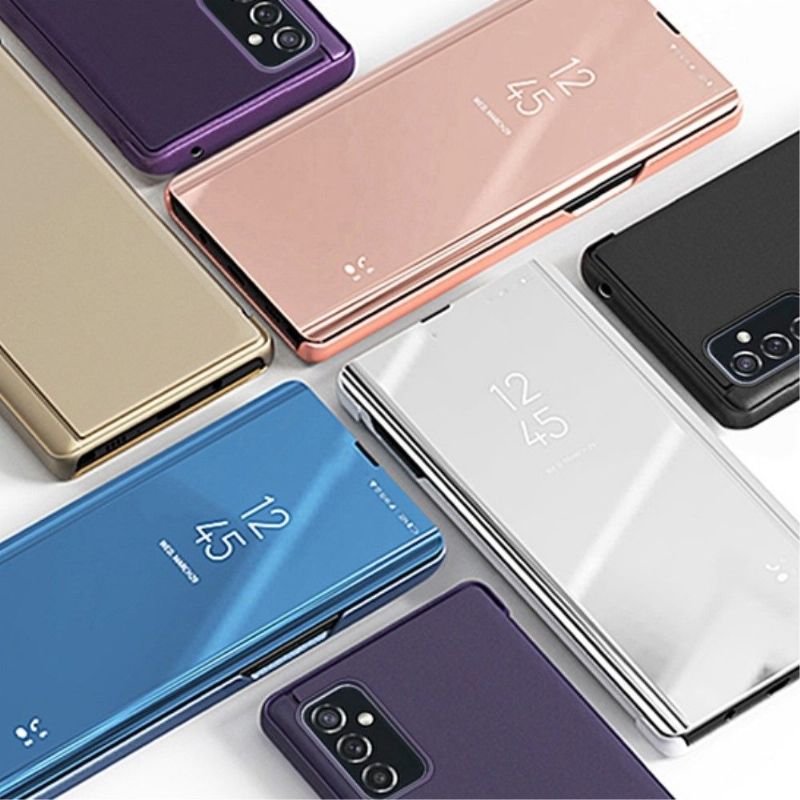 Kryty Na Mobil Na Samsung Galaxy M23 5G Flipové Pouzdro Zrcadlový Efekt
