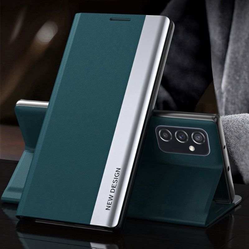 Pouzdra Na Samsung Galaxy M23 5G Obchodní Magnet S Koženým Efektem
