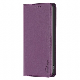 Kožené Pouzdro Folio Na Samsung Galaxy A15 Držák Karty Binfn Color